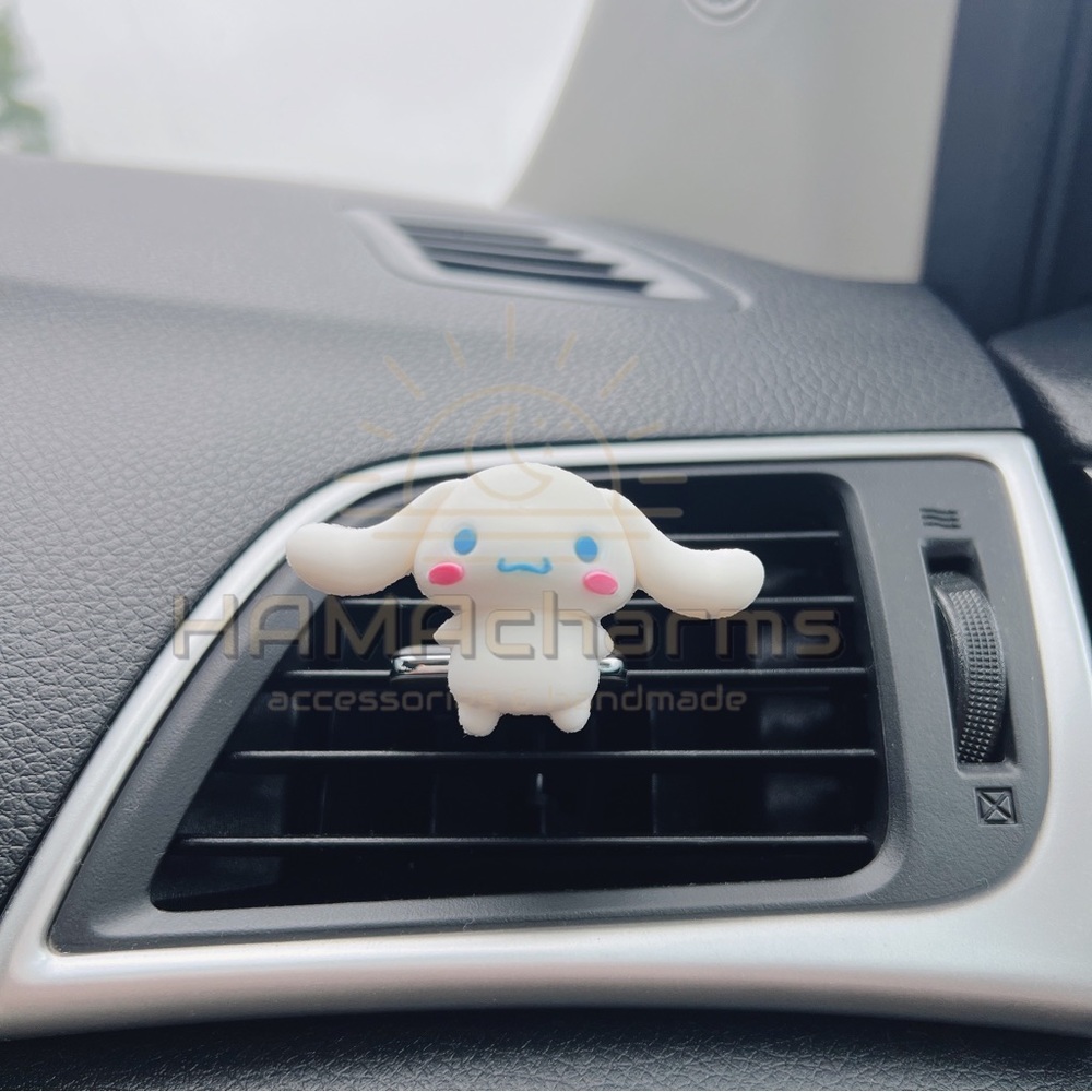 3D Cinnamoroll Air Vent Clip - Car Accessories - Car Mask Holder - Magnet